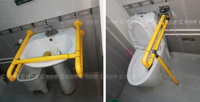 【上?！考彝ビ脩舭惭b多款衛(wèi)生間扶手，給老人全方位的保護(hù)