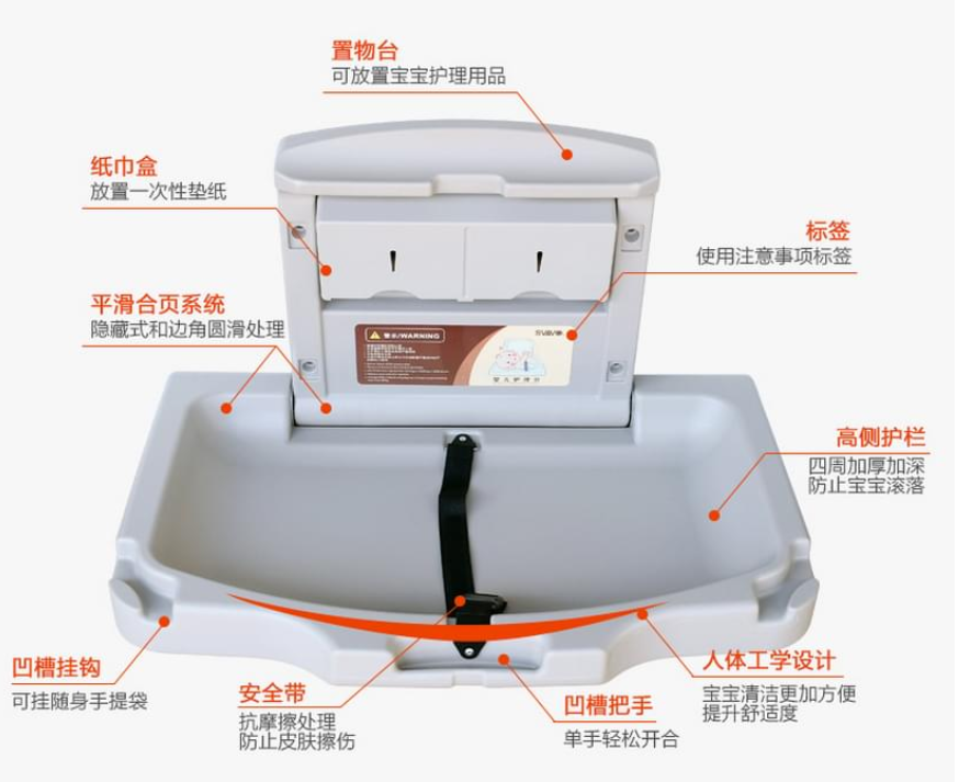 衛(wèi)生間嬰兒護理臺